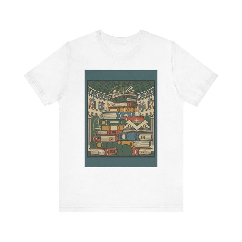 Just One More Chapter Vintage Library Book Lover T-Shirt, Retro Reading Gift for Bookworms, Literature Tee, Bookish Gift image 1