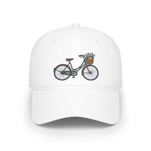 Vintage Bicycle With Basket - Cap image 1
