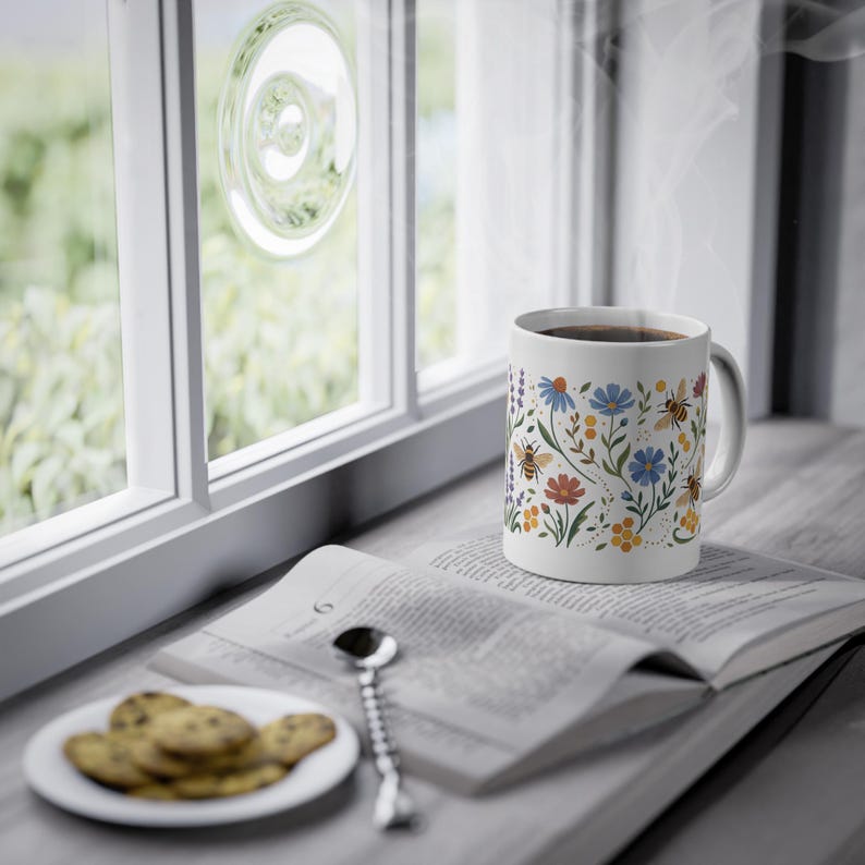 Bee Kind Save The Bees - Mug image 5