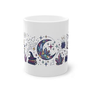 Crystal Moon Witchy Aesthetic - Mug imagem 1
