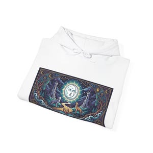 Tarot Card The Moon Mystical - Hoodie Bild 2