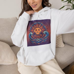 Good Vibes Only Streetwear Sweatshirt, 90s Aesthetic Pullover, Positive Energy Street Style Top, Retro Cool Graphic Swea image 4