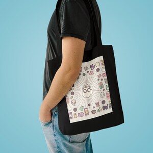 Crazy Cat Lady Tote Bag - Cat Lover Gift - Funny Cat Bag - Cat Mom Tote - Cat Lady Canvas Bag - Cat Themed Gift for Wome Bild 3