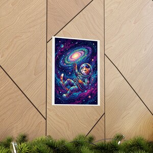Cosmic Astronaut Cat Exploring Galaxies - Poster 画像 5