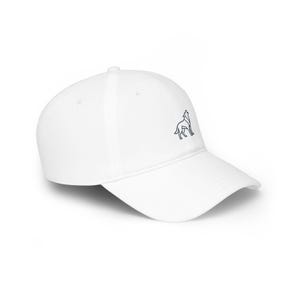 Minimalist Geometric Wolf Howling - Cap image 3