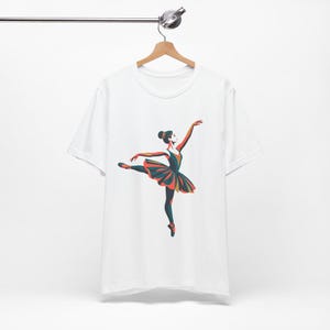 Ballet Dancer Elegant Pose - Tshirt Bild 2
