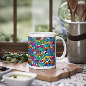 Graffiti Urban Street Art Mural - Mug image 4