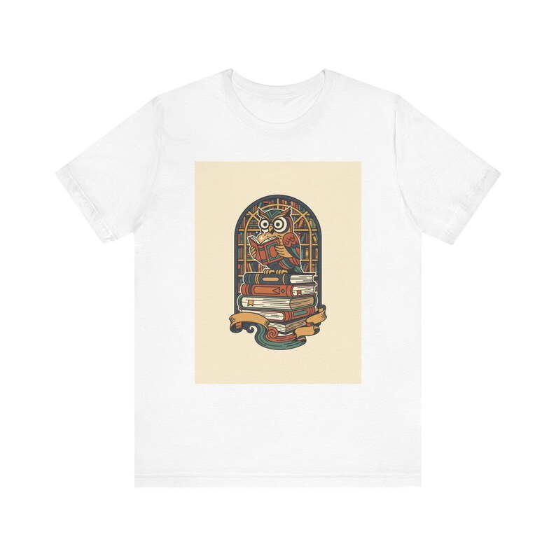 Just One More Chapter Vintage Library Book Lover Reading T-Shirt image 1