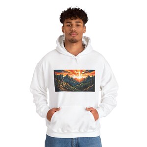 Mountain Sunrise Hiker - Hoodie image 7
