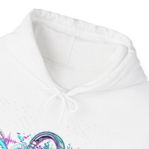Rave Festival Neon Headphones - Hoodie imagem 3