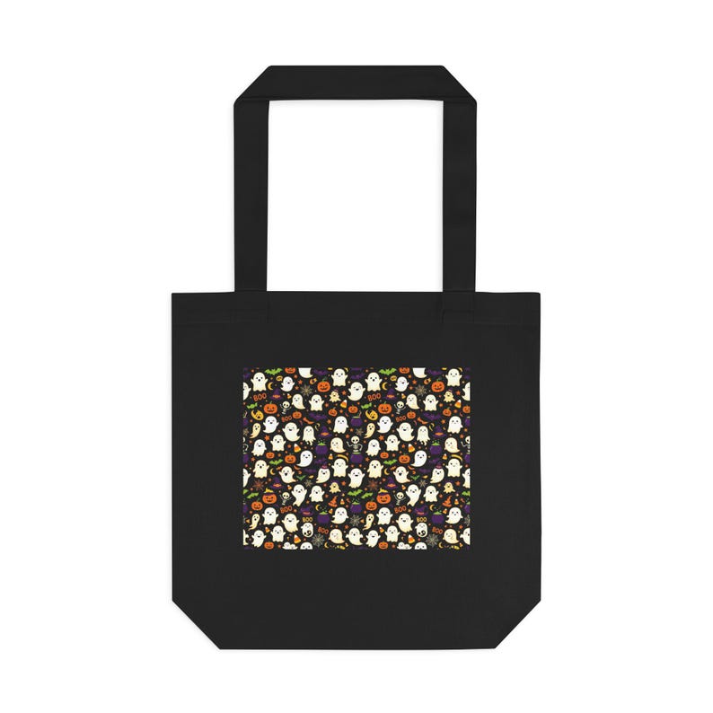 Cute Ghost Boo Halloween - Tote Bag image 1
