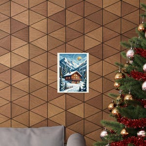 Alpine Chalet In Winter Snow - Poster image 4