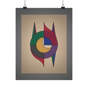 Minimalist Poster - Less is More Typography Art, Modern Abstract Wall Art, Simple Aesthetic Room Decor, Scandinavian Int zdjęcie 1