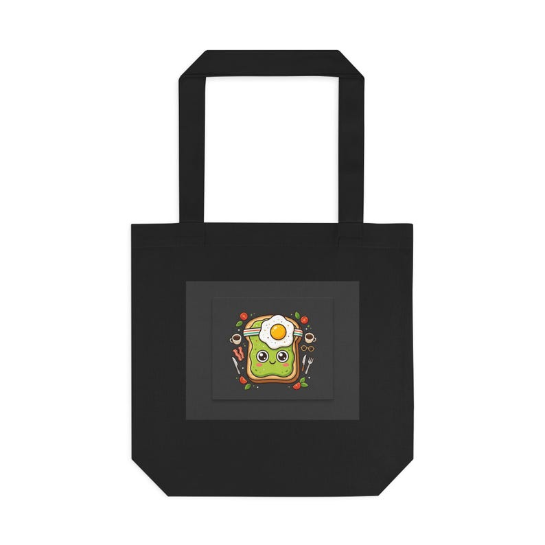Funny Avocado Toast Breakfast - Tote Bag afbeelding 1