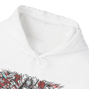 Cyber Samurai Robot Warrior - Hoodie afbeelding 3