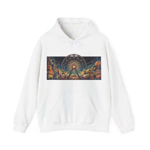 Carnival Ferris Wheel Night Lights - Hoodie zdjęcie 1