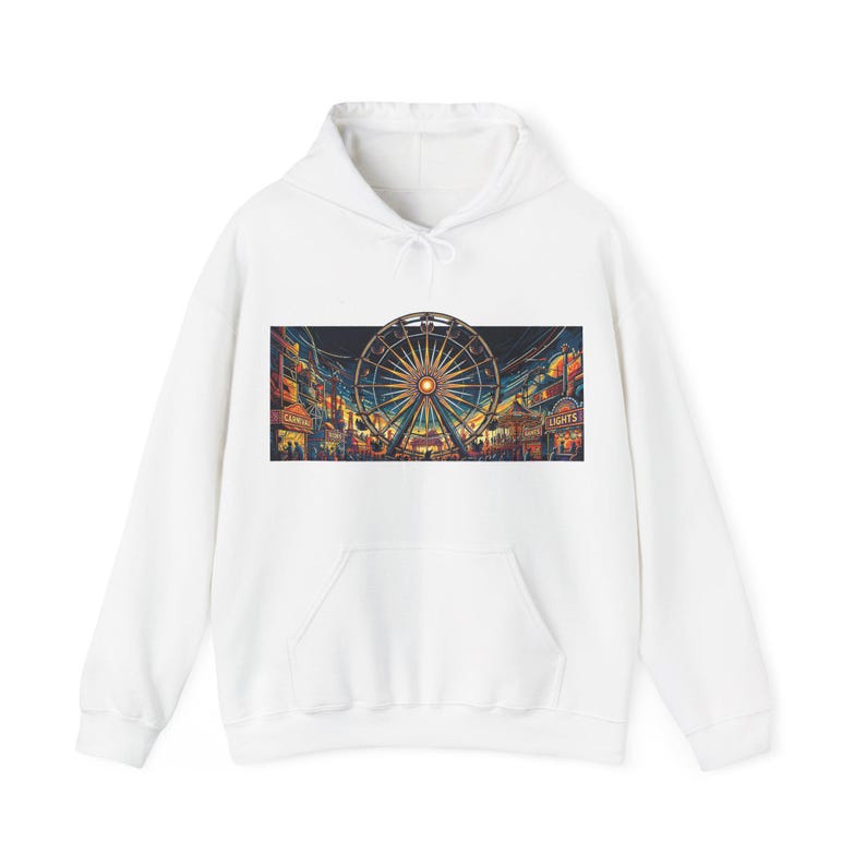 Carnival Ferris Wheel Night Lights - Hoodie zdjęcie 1