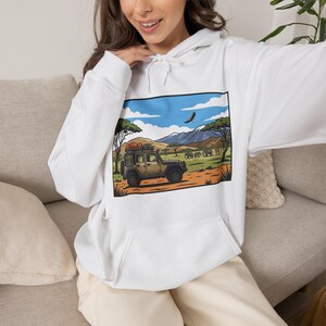 Safari Jeep African Adventure - Hoodie Bild 5