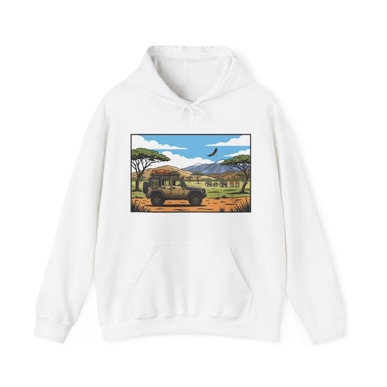 Safari Jeep African Adventure - Hoodie Bild 1