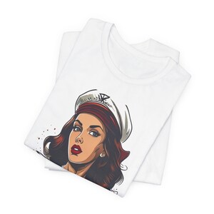 Pinup Sailor Vintage Tattoo - Tshirt image 2