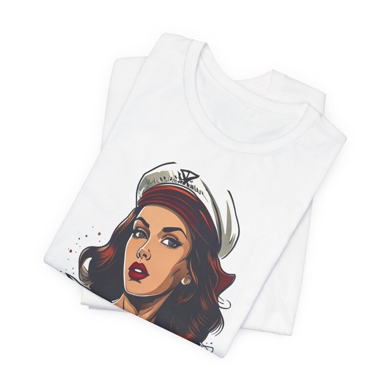 Pinup Sailor Vintage Tattoo - Tshirt image 2
