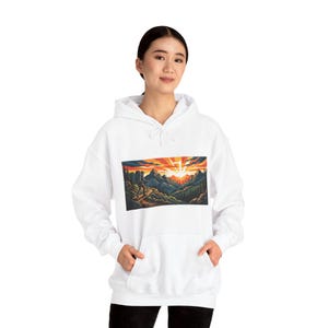 Mountain Sunrise Hiker - Hoodie image 6