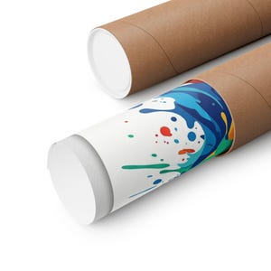 Abstract Paint Splash Colorful - Poster 画像 3