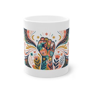 Feminist Girl Power Fist - Mug image 1