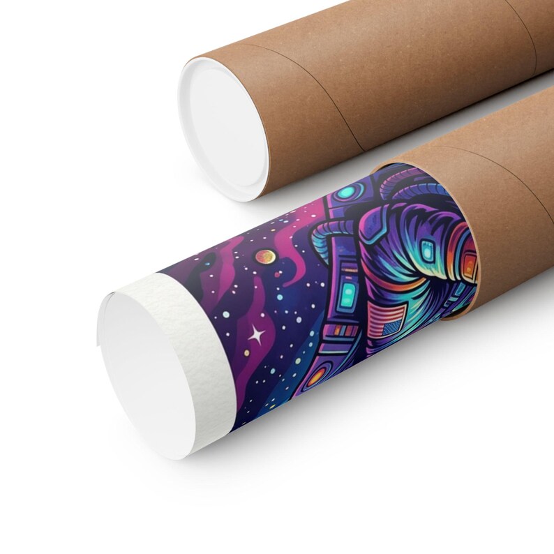 Cosmic Astronaut Cat Exploring Galaxies - Poster 画像 3