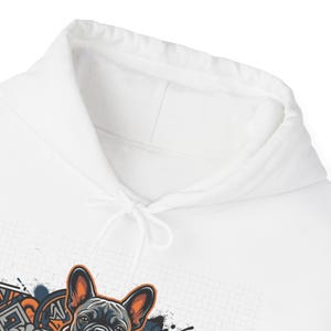 French Bulldog Wearing Hoodie - Hoodie image 3