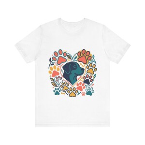 Dog Mom Paw Prints - Tshirt afbeelding 1