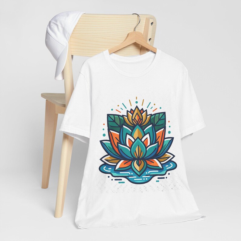Zen Lotus Flower Mindfulness - Tshirt Bild 2
