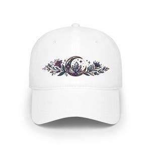 Crystal Moon Witchy Aesthetic - Cap image 1