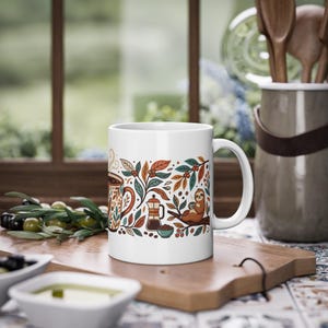 Cute Sloth Hanging On Coffee Cup - Mug afbeelding 4