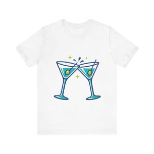 Martini Glass Cheers - Tshirt Bild 1