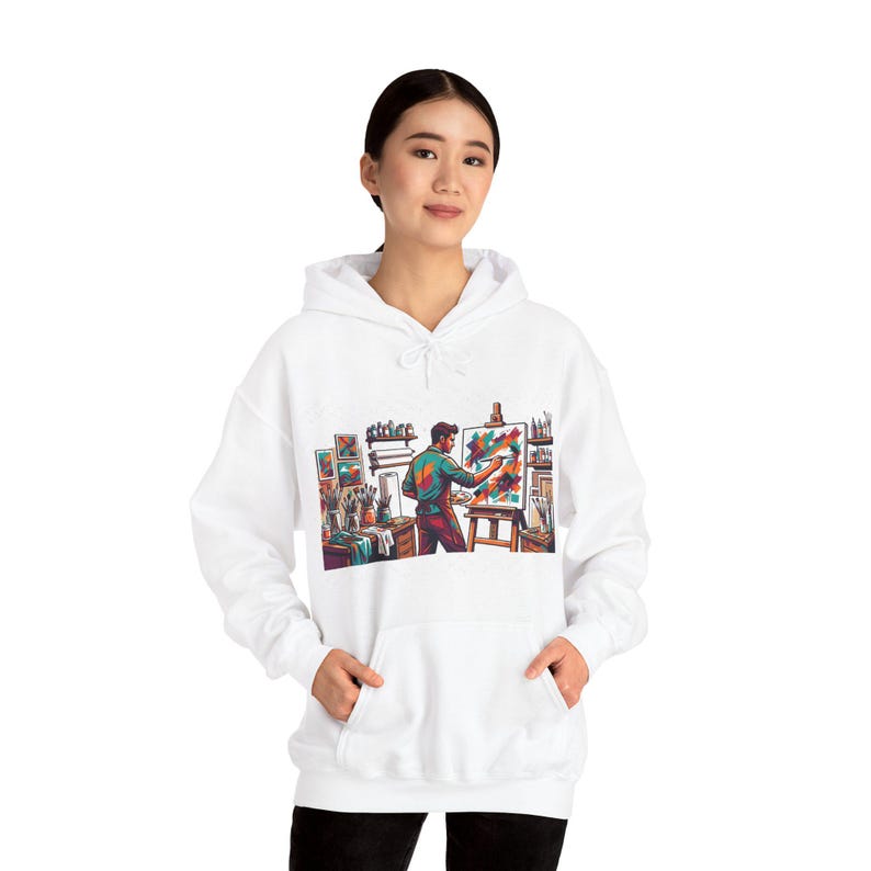 Paintbrush Artist Studio - Hoodie image 6