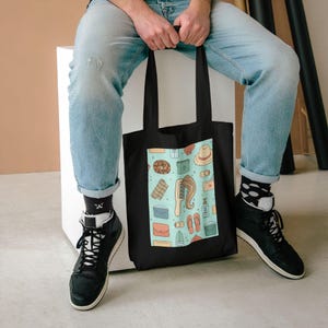 Salty Hair Don't Care Beach Tote Bag | Summer Canvas Tote | Vacation Gift imagen 5