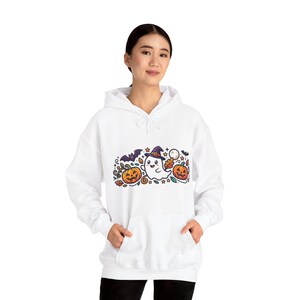 Cute Ghost Boo Halloween - Hoodie 画像 6