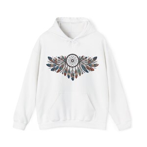 Boho Dreamcatcher Feathers - Hoodie image 1