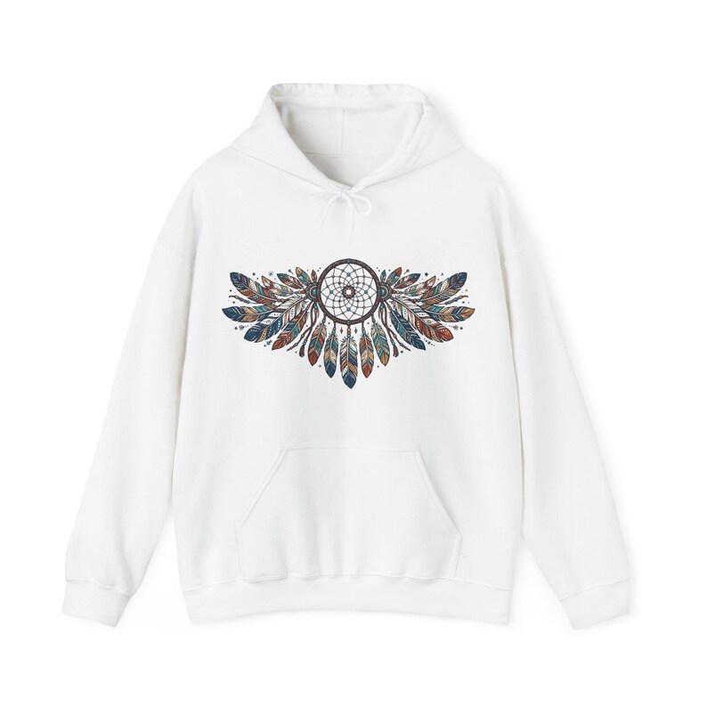 Boho Dreamcatcher Feathers - Hoodie image 1