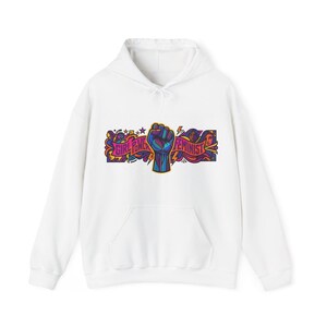 Feminist Girl Power Fist - Hoodie afbeelding 1