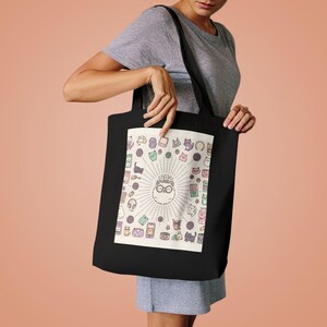 Crazy Cat Lady Tote Bag - Cat Lover Gift - Funny Cat Bag - Cat Mom Tote - Cat Lady Canvas Bag - Cat Themed Gift for Wome Bild 4