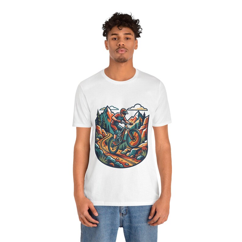 Mountain Bike Trail Adventure - Tshirt zdjęcie 5