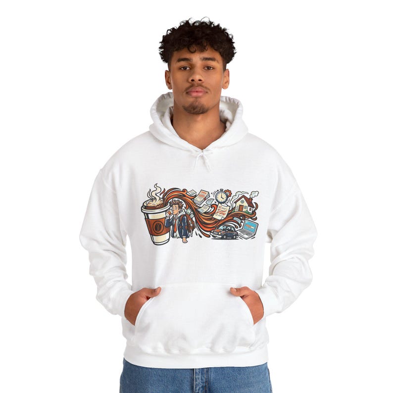 Coffee First Adulting Later - Hoodie image 7