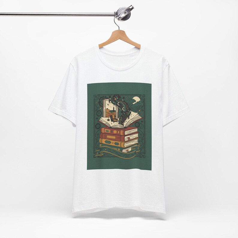 Just One More Chapter T-Shirt, Vintage Book Lover Shirt, Retro Library Reader Gift, Bookworm Apparel, Literature Tee afbeelding 3