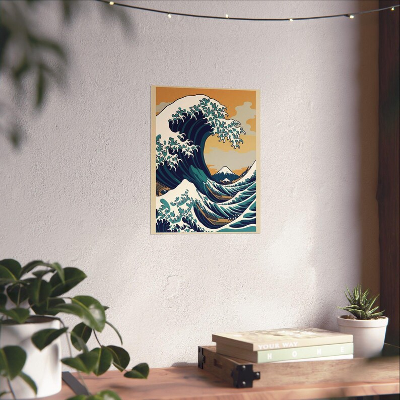 Japanese Wave Kanagawa Style - Poster Bild 6