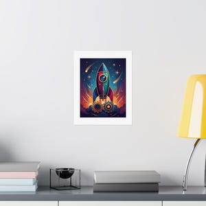 Dream Big Work Hard Motivational Poster | Inspirational Wall Art Office Decor | Motivation Quote Print zdjęcie 8