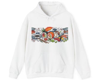 Sushi Roll Japanese Food - Hoodie