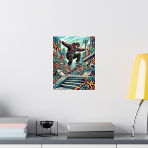 Skateboard Street Culture - Poster imagen 8