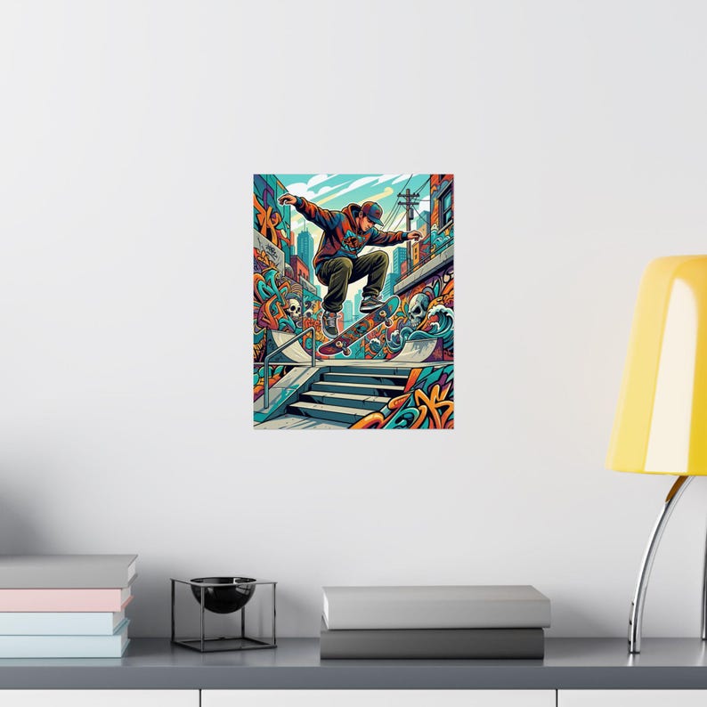 Skateboard Street Culture - Poster imagen 8